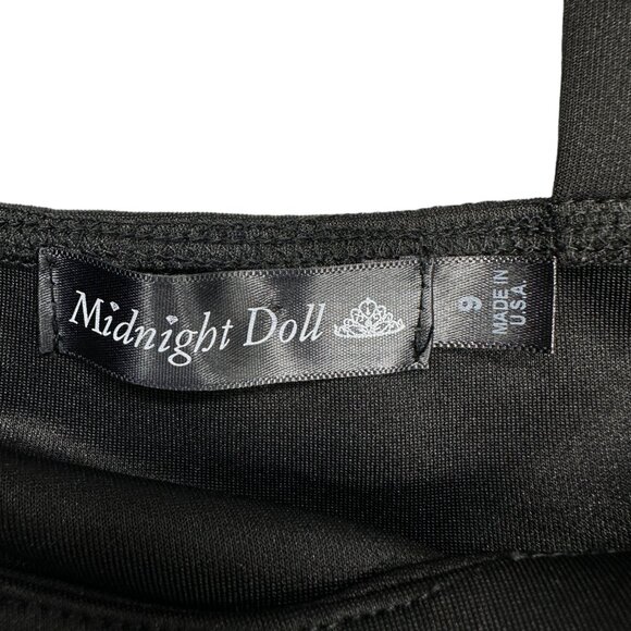 Midnight Doll Sleeveless Mini Dress (9) - Picture 9 of 12